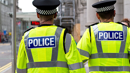 Two police officers.