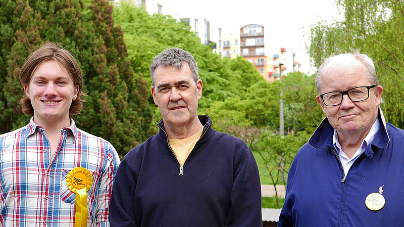 Three local Lib Dem candidates