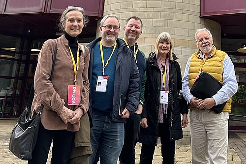 Local Lib Dem activists at the Conference in York