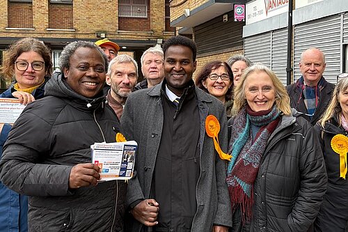 Image of group of Greenwich Borough Liberal Democrat campaigners