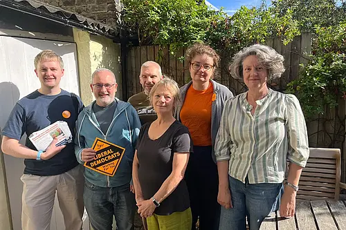 Lib Dem activists in Blackheath Westcombe