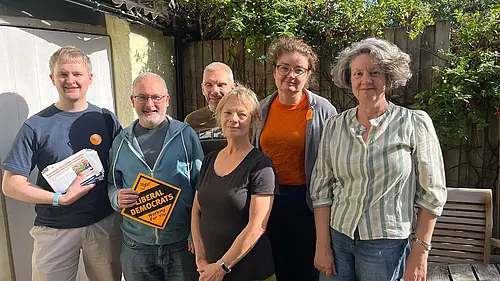 Lib Dem activists in Blackheath Westcombe